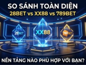 So Sánh Nhà Cái 28BET, XX88 Và 789BET